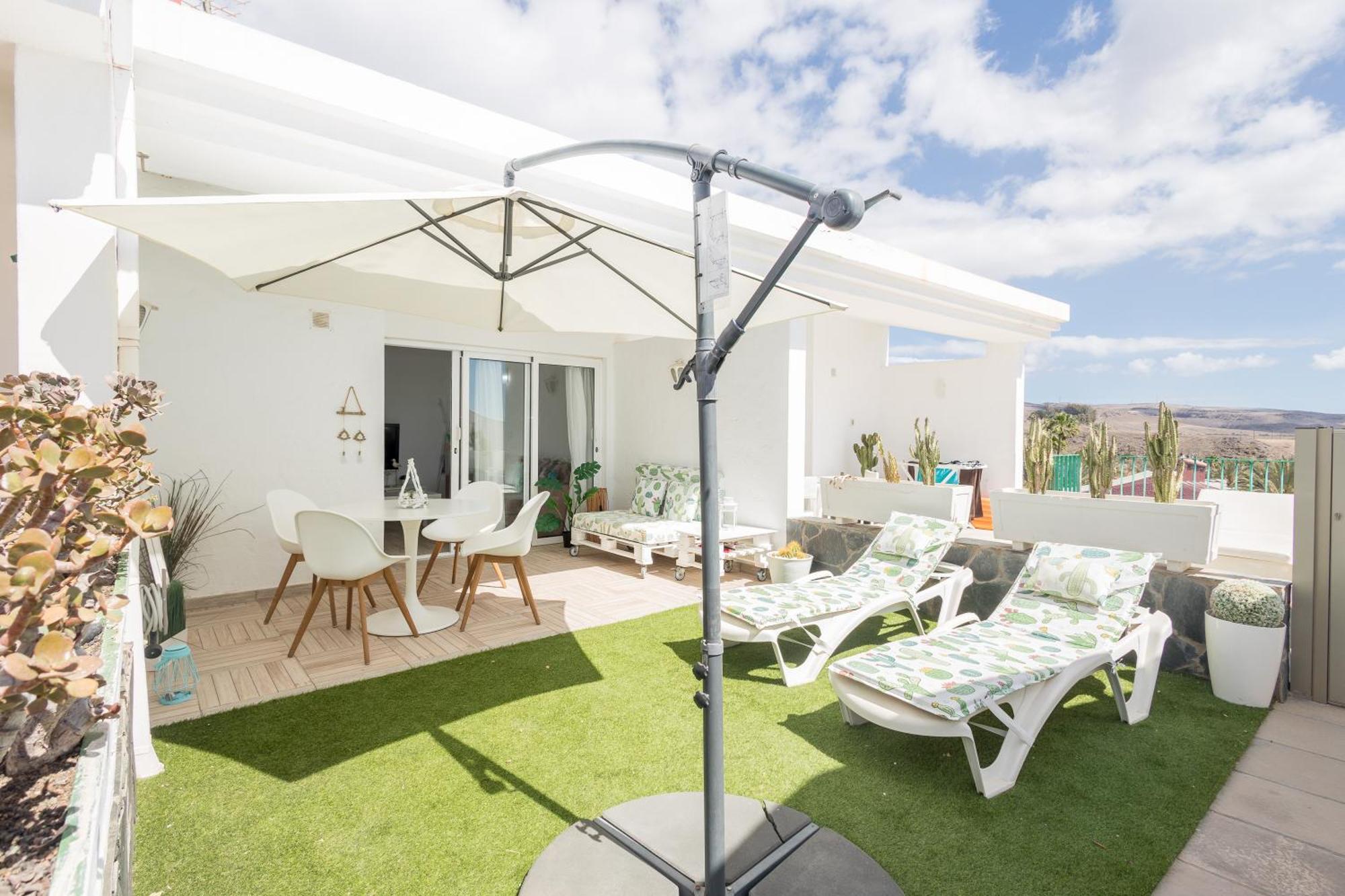 Playa Del Aguila Bungalow Con Terraza Solarium Maspalomas  Kültér fotó