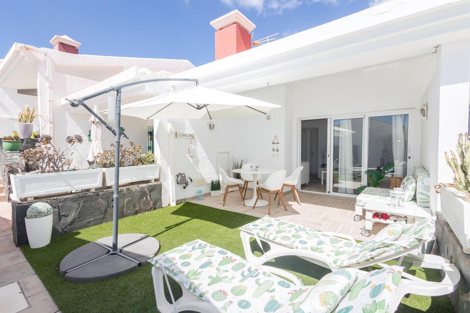 Playa Del Aguila Bungalow Con Terraza Solarium Maspalomas  Kültér fotó